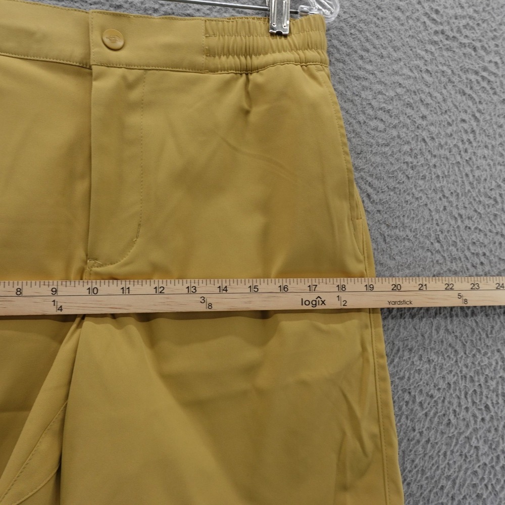 The North Face Performance Shorts 30 Yellow Activewear Men Stretch Summer New - Picture 7 of 15